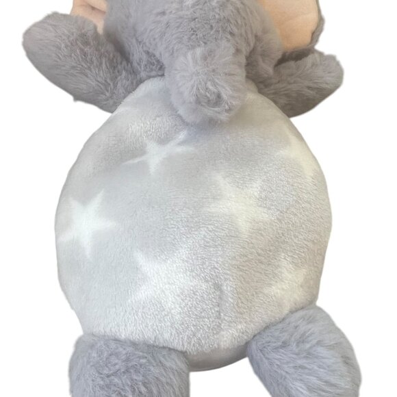 Childlike Behavior Baby Elephant Plush Star Belly Lovey 11" Stuffed Animal Soft - Picture 2 of 6